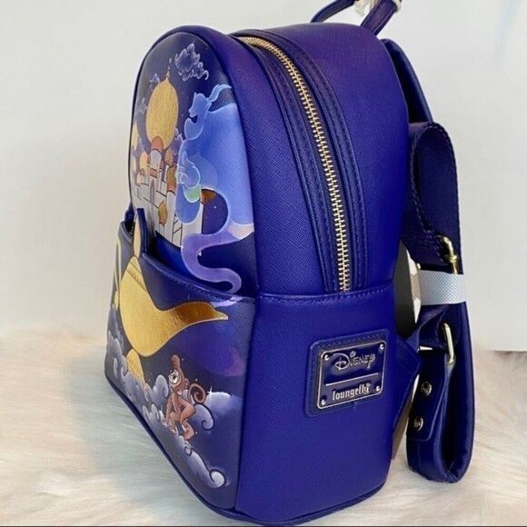 Disney Princess Jasmine Mini Backpack Aladdin Loungefly NWT - Picture 6 of 7